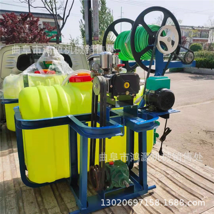 拖拉机后悬挂打药机 600斤传动轴打药机 皮带转动后输出喷雾器