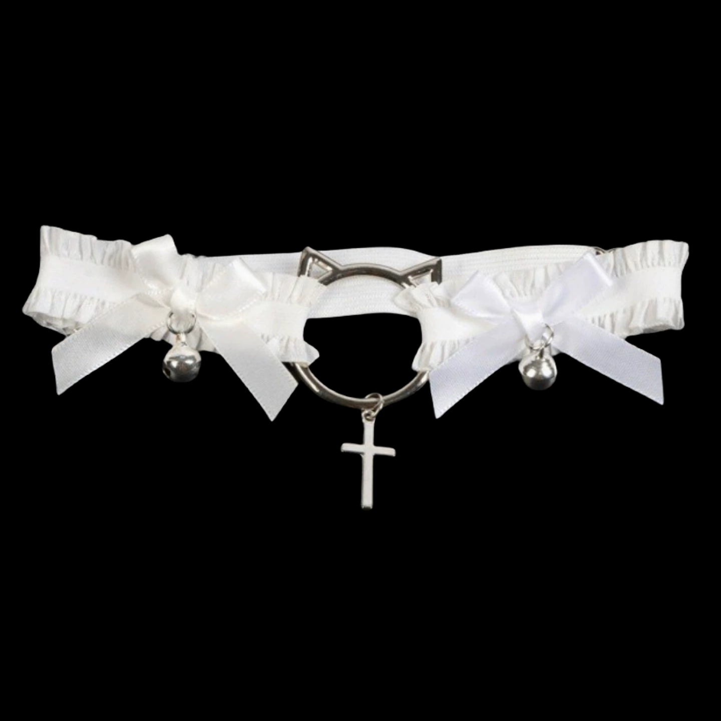 Японский лук кошачий колокольчик ножки кольцо личность панк крест бедра аксессуары аксессуары женский