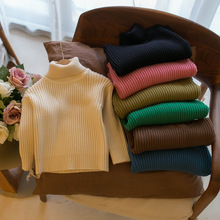 一件代发 秋冬款新款韩版条纹高领套头内搭毛衣打底 J291