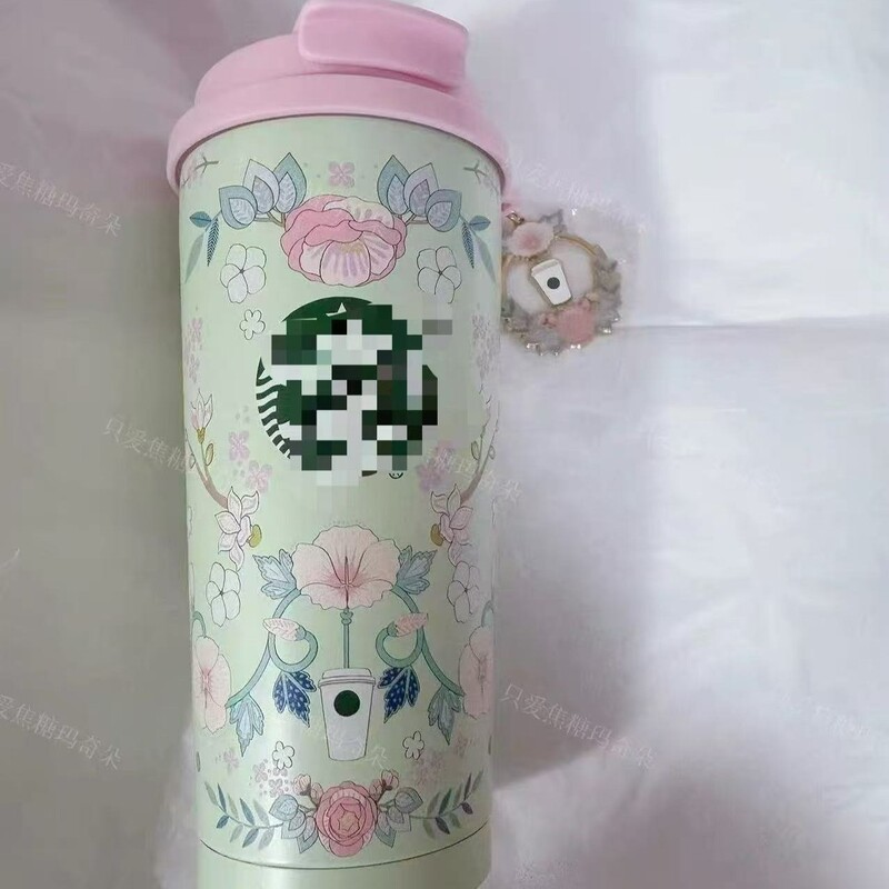 星爸爸304高颜值咖啡杯春日便携水杯不锈钢咖啡杯|undefined