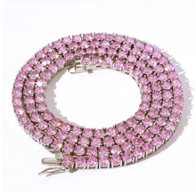 �W�����������W���4mm��ɫ�ʯ�����ʯ��tennis chain�羳