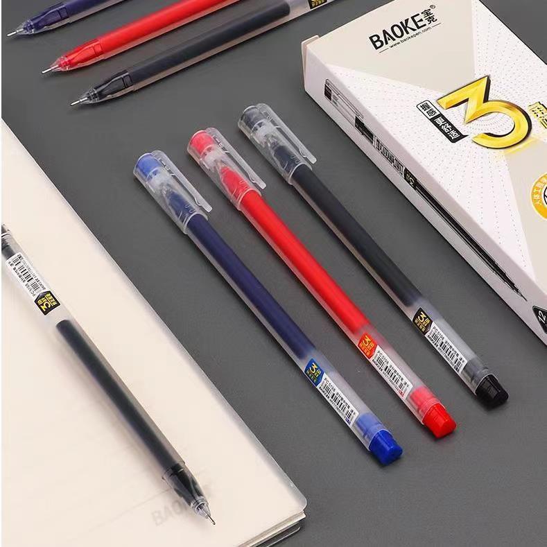 Baoke Gel Pen 0.5mm Large Capacity Full Needle Pen Student Office Water-based Triangle 5198 Brush