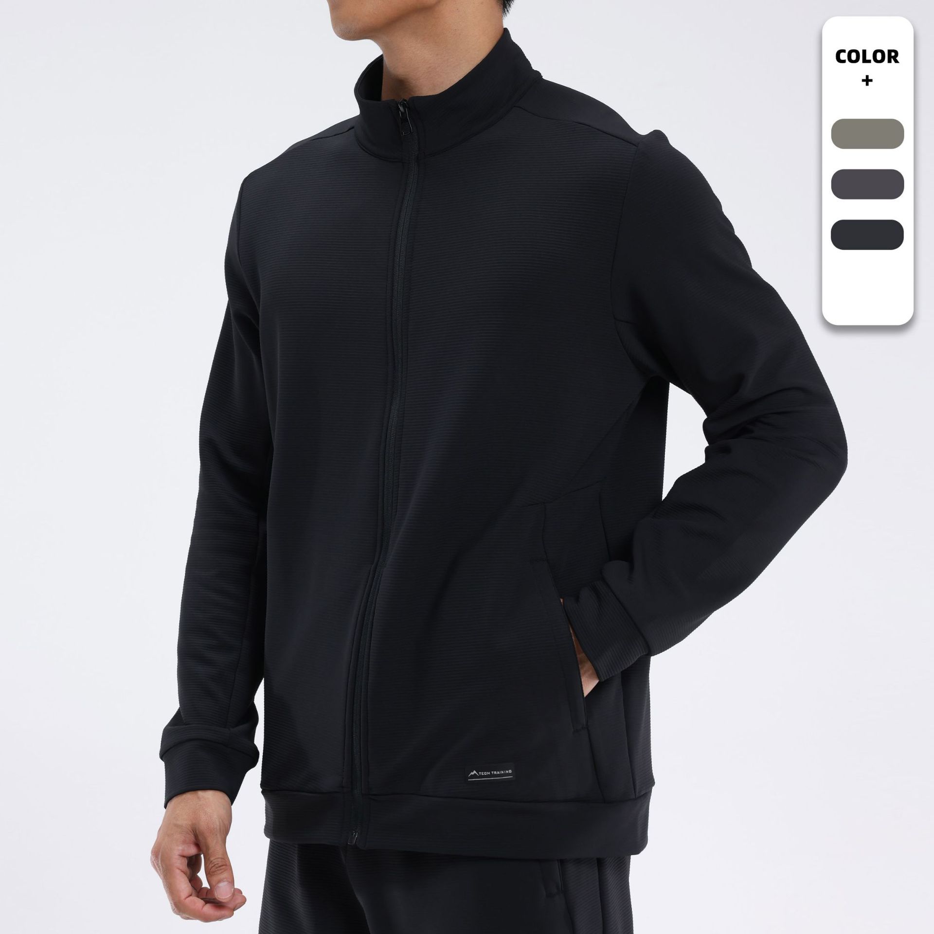 Bird 's Home al aire libre abrigo deportivo a prueba de viento hombre cuello elástico ocio chaqueta de entrenamiento para correr ropa deportiva de fitness