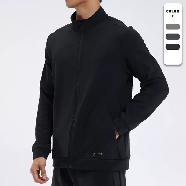 Bird Home Style Outdoor Windproof Sports Jacket Men's Collar Casual Stretch Top Running Training Fitness Sportswear