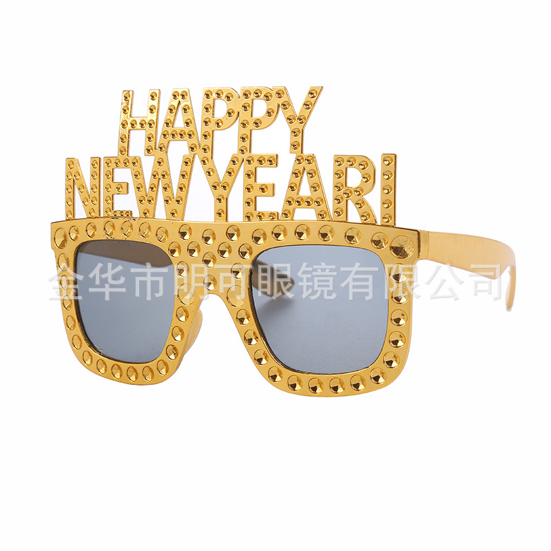 Lentes de Sol Decorativos para Fiesta de Año Nuevo en ABS