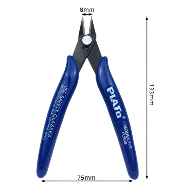 Прямые поставки с фабрики 170 кусачки из высокоуглеродистой стали Модель Gundam плоскогубцы для воды электронные плоскогубцы промышленные плоскогубцы 5-дюймовые диагональные плоскогубцы