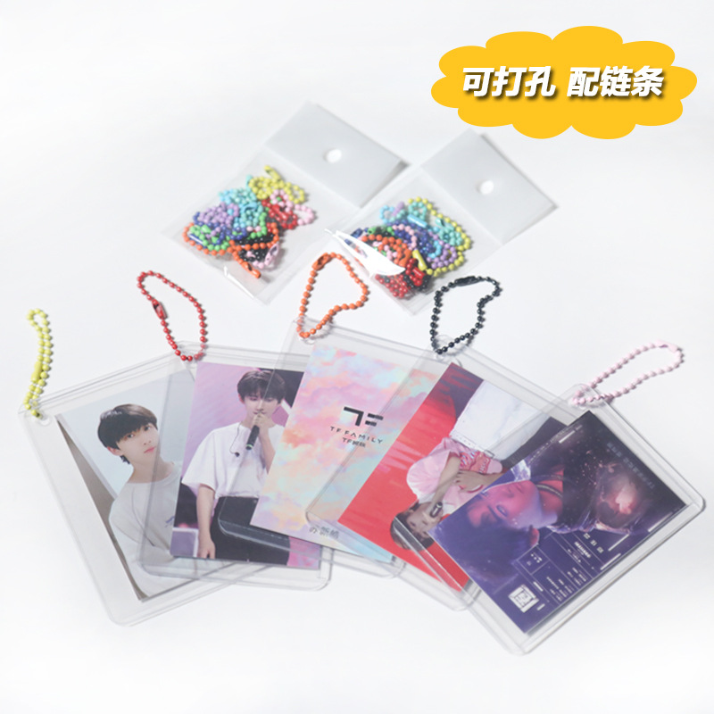 En stock venta al por mayor B8 tarjeta estrella Wanzhi PTCG aidou álbum estrella postal tarjeta Goo de 3 pulgadas titular de la tarjeta dura