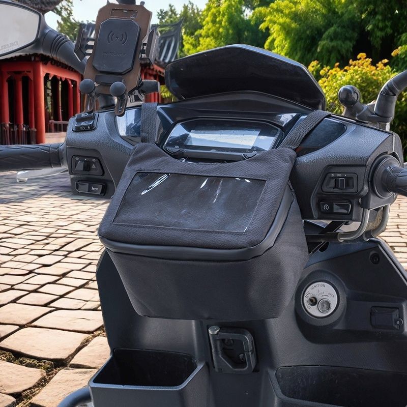 New In-Stock Cross-Border E-Commerce Vertical Screen Motorcycle and Electric Vehicle Front-Mounted Touch Screen Navigation Storage Bag