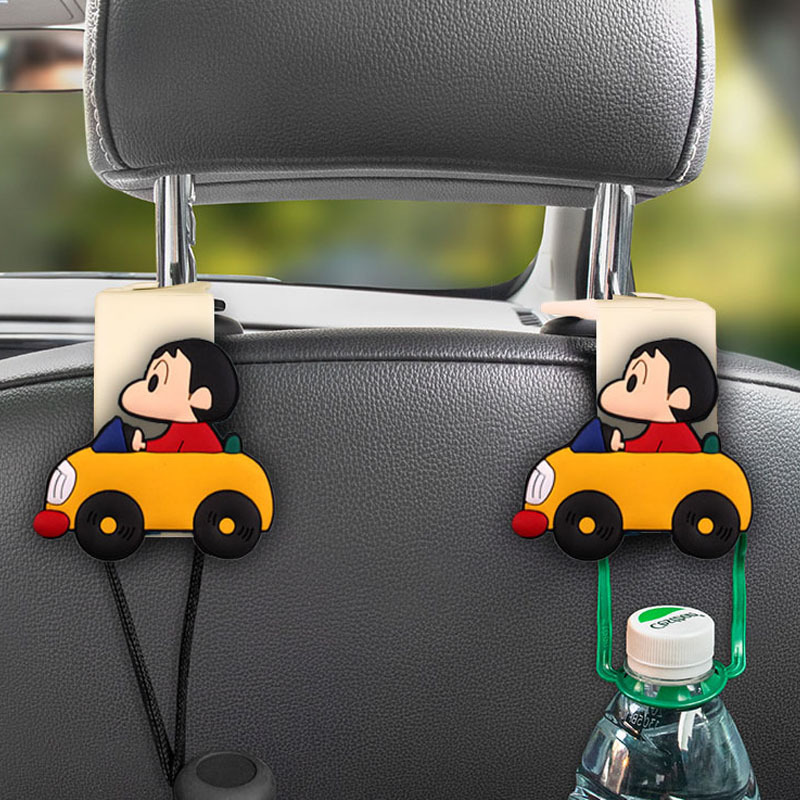 Meiyesi suministros de decoración de automóviles silla trasera gancho de coche celebridad de Internet hermoso gancho de dibujos animados suministros de la serie de almacenamiento