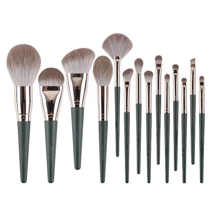 Handheld brush for contouring, 14 pieces, full set