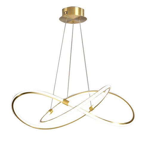 All-copper minimalist light luxury living room chandelier modern simple and atmospheric living room lamp  new Nordic lighting fixtures