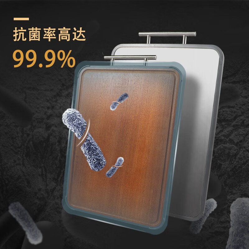 Tablero de tablero de mesa tablero de recorte tablero de cocina de madera de acero inoxidable de doble cara tablero de recorte tablero