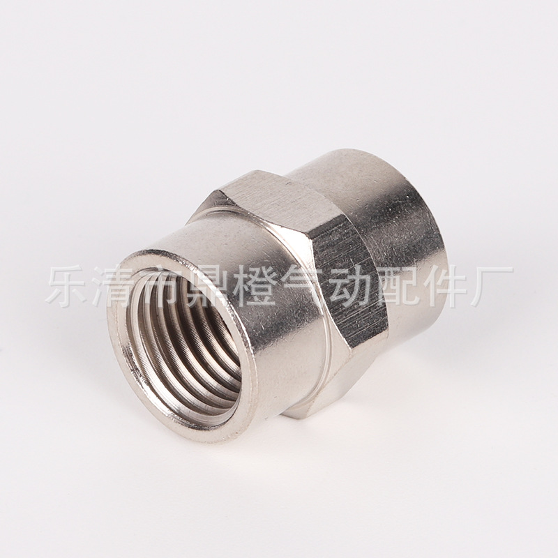 全黄铜镀镍直通内牙 TTY-YD 耐高压YDG内变径气动接头现货批发