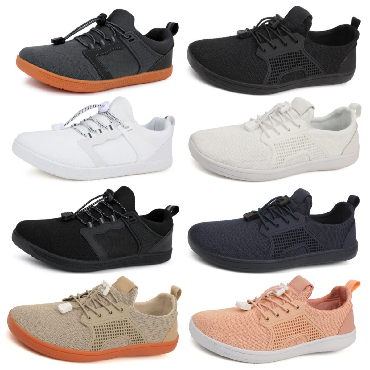 Трансграничные наружные босые мягкие туфли с широкими головами свободная спортивная обувь с широким носком