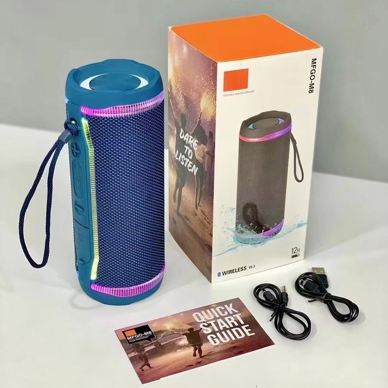 雷登M8源工厂新款跨境防水蓝牙音响迷你插卡露营适用礼品批发专供|undefined