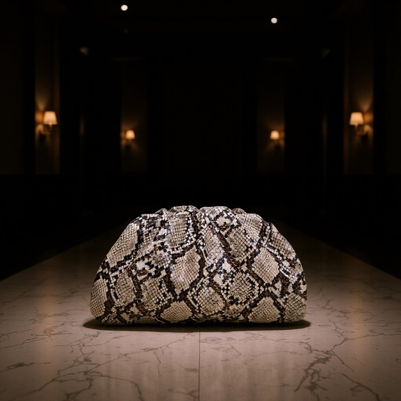 2025 New Snake Pattern Cloud Bag