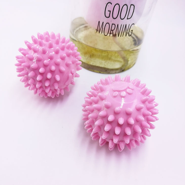 Nuevo juguete para perros TPR mascota molar juguete interactivo Limpieza de dientes saludables huellas resistentes a mordeduras Bola de espina en stock al por mayor