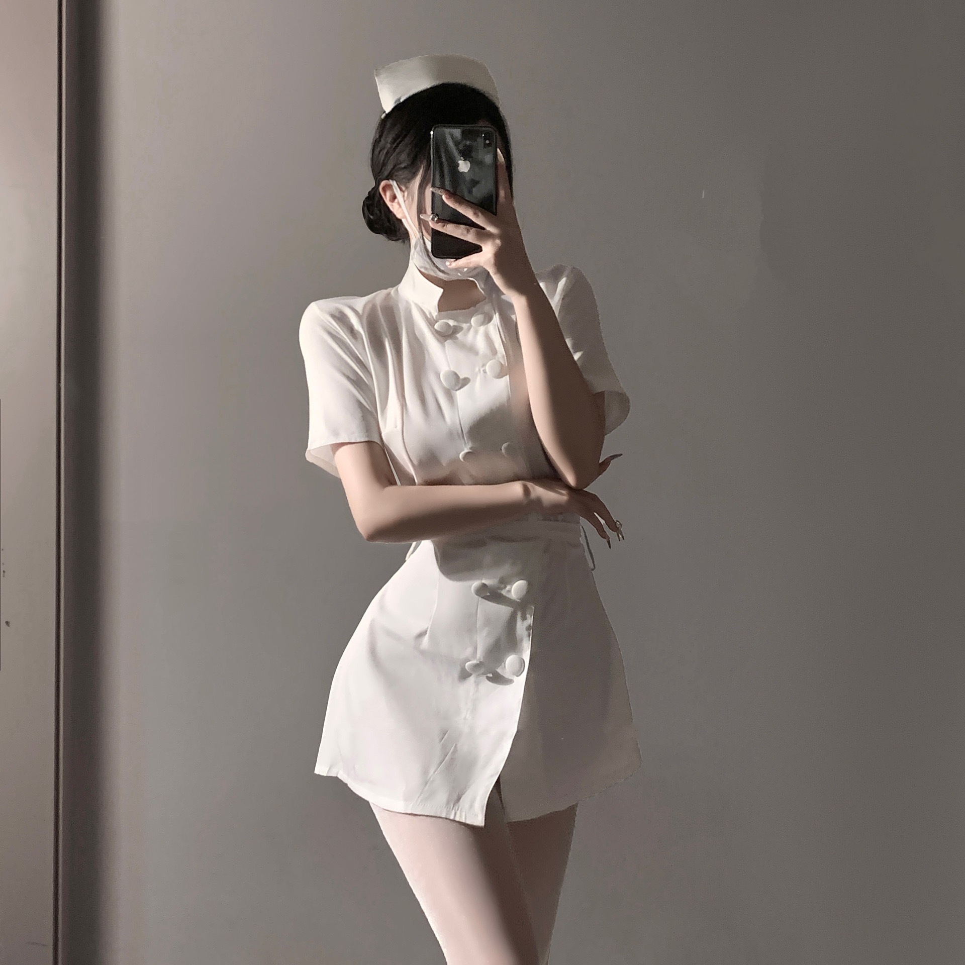 Man Sexy Pure Sexy Nurse Uniform suit cosplay Spice Doctor Halloween Night Maid
