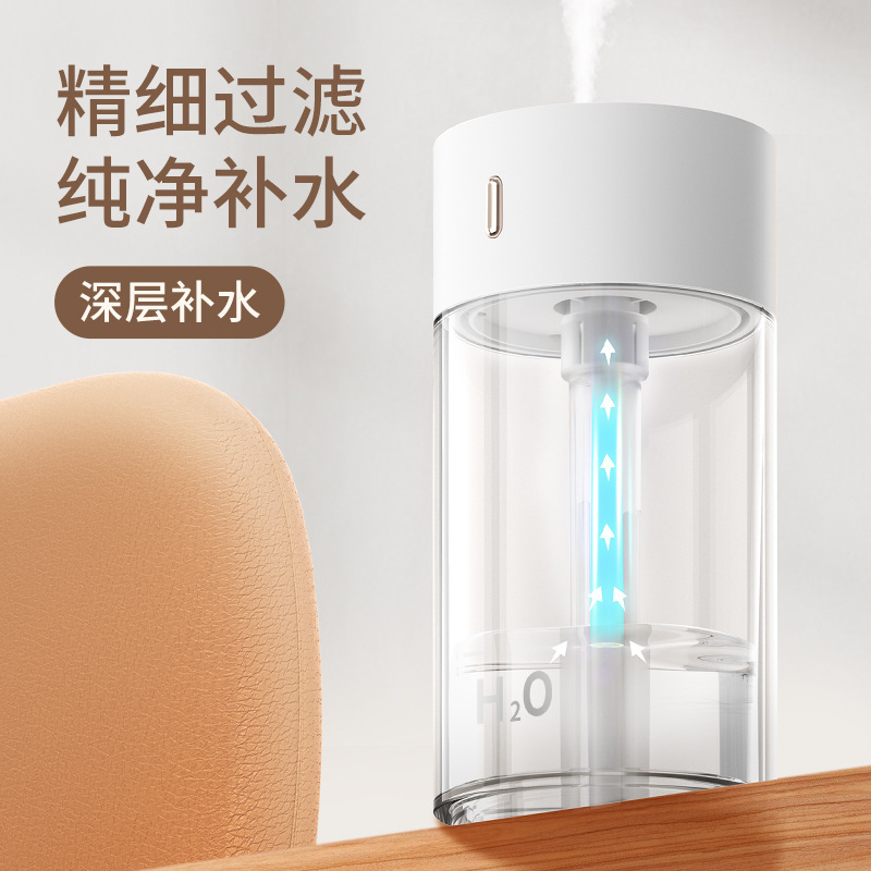(2개) MARQUEE M18 가습기 USB 가정용 작은 창조적 인 분위기 스프레이 가습 자동차 공기 분무기