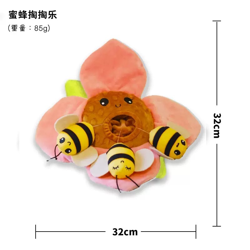 꽃잎 꿀벌 디자인