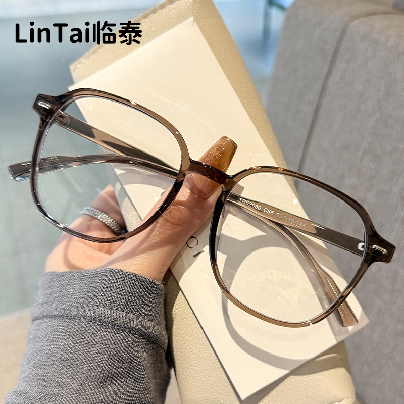 52030 New Trendy Artistic Blue Light Blocking Retro Versatile Eye Protection Glasses Personality Simple Korean Style Customizable Prescription 52030 New Trendy Artistic Blue Light Blocking Retro Versatile Eye Protection Glasses Personality Simple Korean Style Customizable Prescription