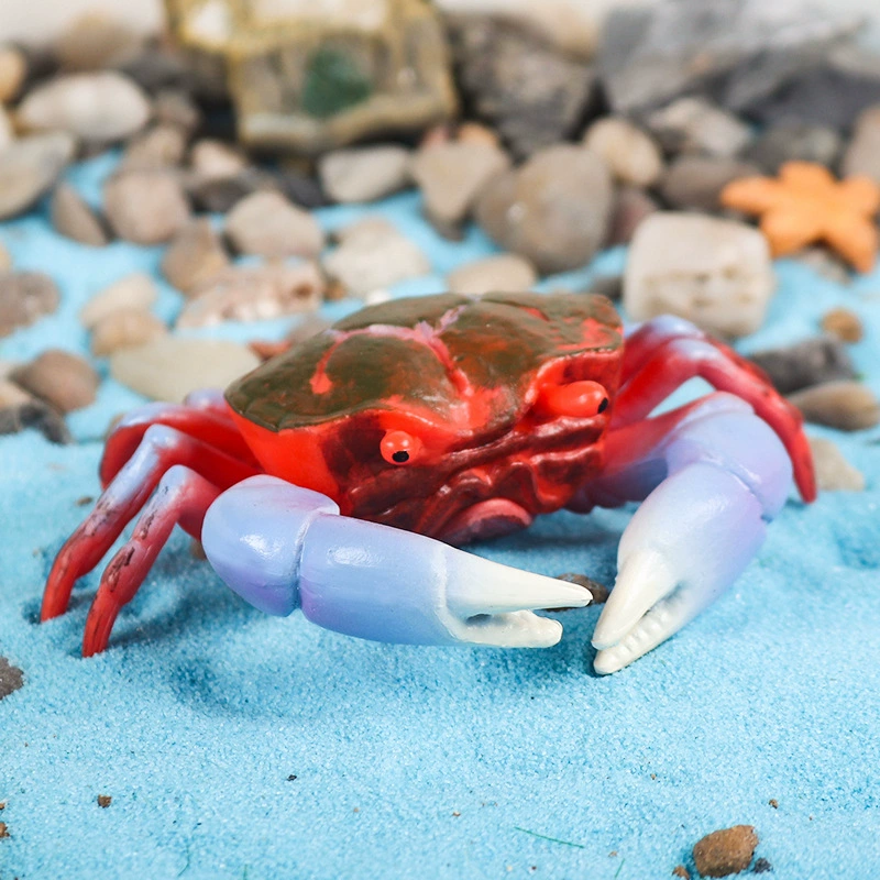 Модель crab/crab king crab трехточечная, имитация реальной жизни морского животного, открытая спина, искусственный рот, детские познавательные игрушки-украшения