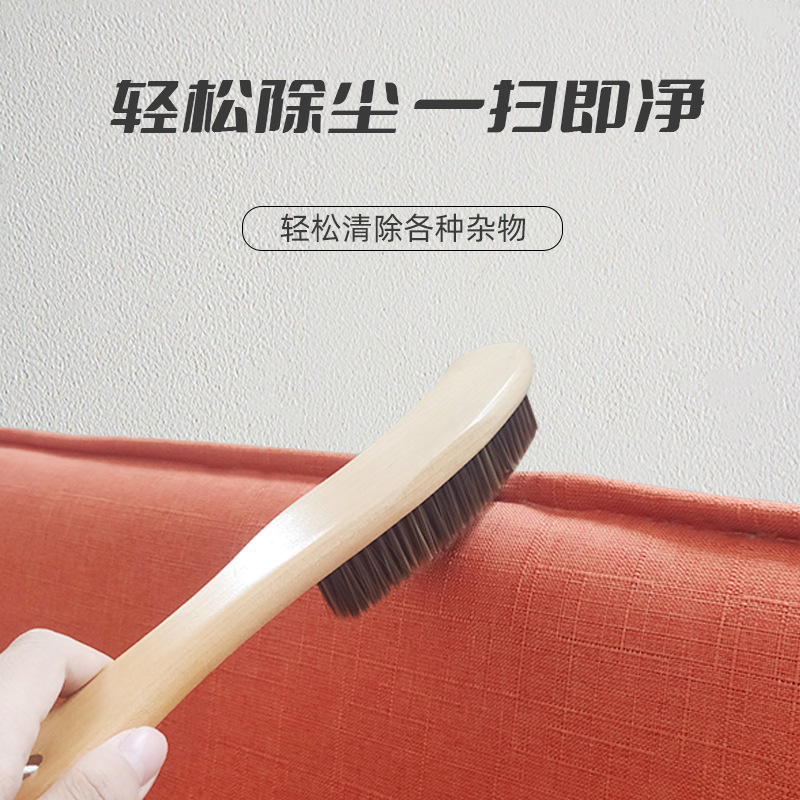 En stock venta al por mayor PP de seda de mango largo cepillo de zapatos de piel suave cepillo de zapatos cepillo de ropa cepillo de pulido hogar diario cepillo de zapatos suministros del hotel