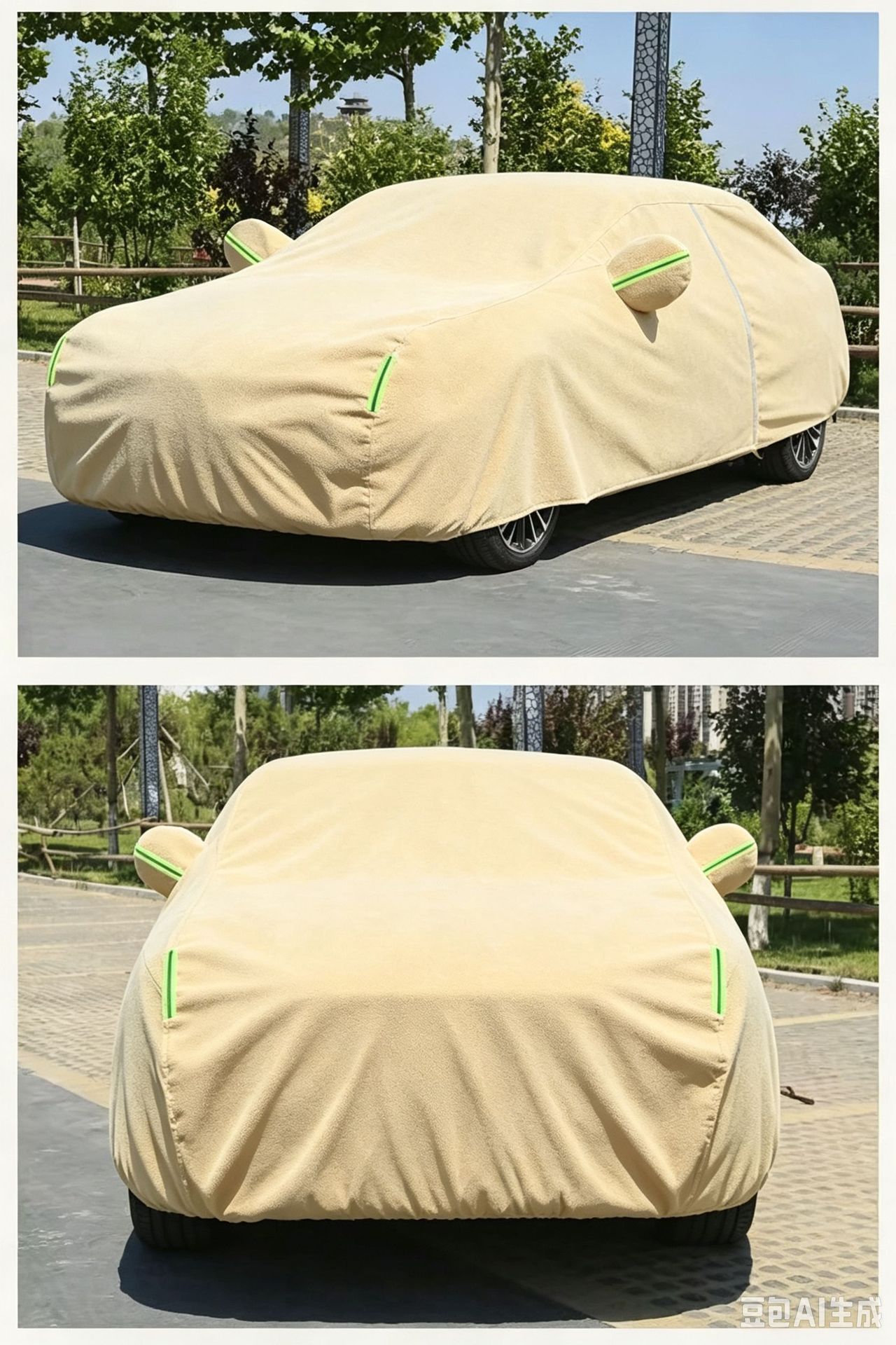 Oxford cloth car cover, specially designed for frost protection, thickened, anti-sun exposure, rainproof, dustproof, snowproof, and heat-insulating