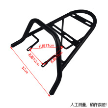 电动摩托车小龟王后货架外卖货架绵羊后衣架尾箱靠背支架改装加厚