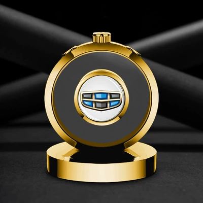 Perfplant seat – Ornaments, High-End Car Fragrance - comes-with-1-bottle-blue-ocean-perfume-emperor-gold-alloy-ornaments