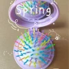 Folding mirror comb (purple color needle)