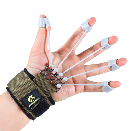 Finger flexion and extension trainer silicone finger stretcher exercise puller gripper grip ball rehabilitation training equipment