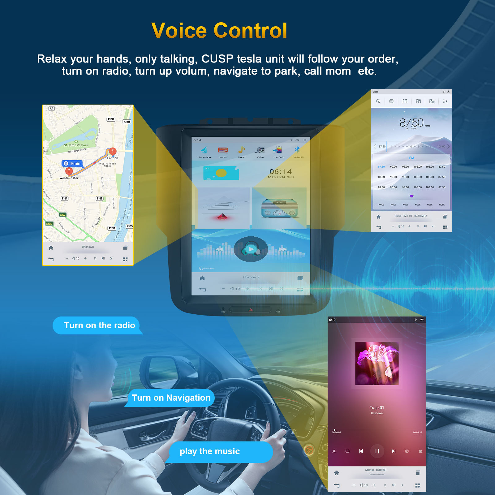 Car Multimedia Navigation for Dodge RAM Trucks Pickup 2012-2018