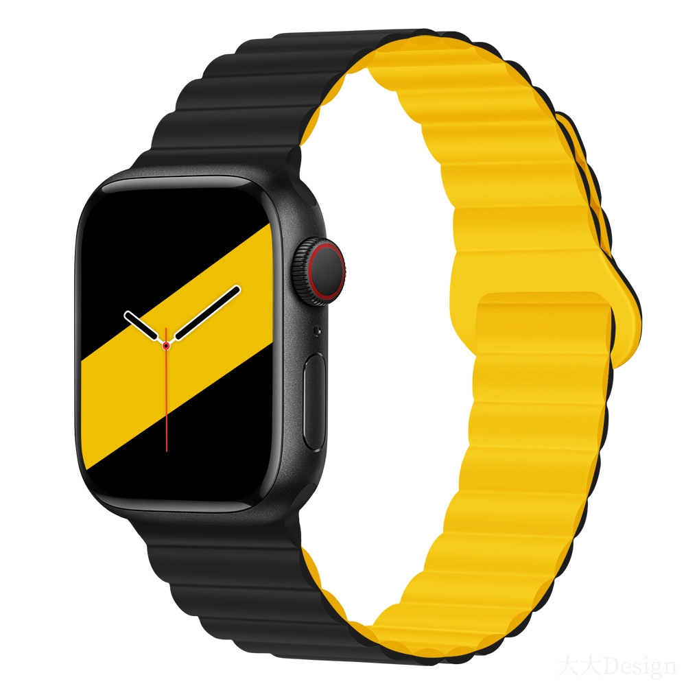 Casual Fashion Style Solid Color Apple Smart Watch Magnetic Strap display picture 32