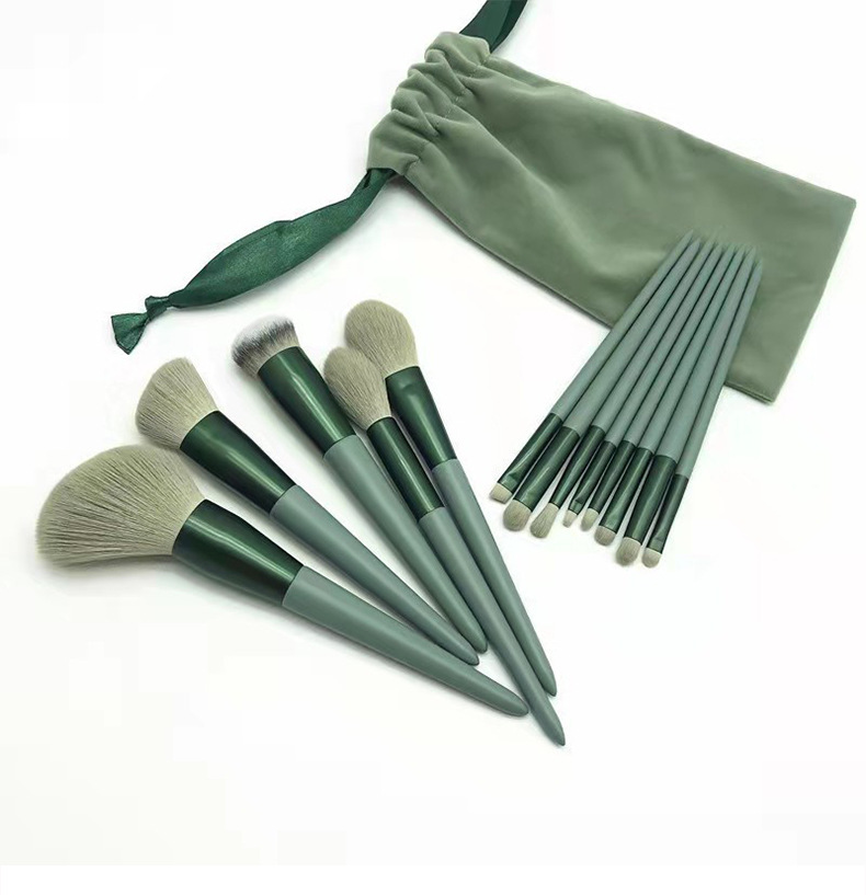 Factory direct sales of Sijiqing makeup brush set, 13 soft bristle brushes, eyeshadow brushes, loose powder beauty brushes, complete set in stock undefined