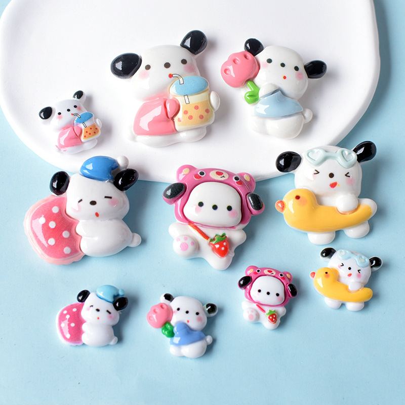 アニメかわいいかわいいかわいい子犬樹脂部品充電器保護カバーdiy材料pj1296|undefined