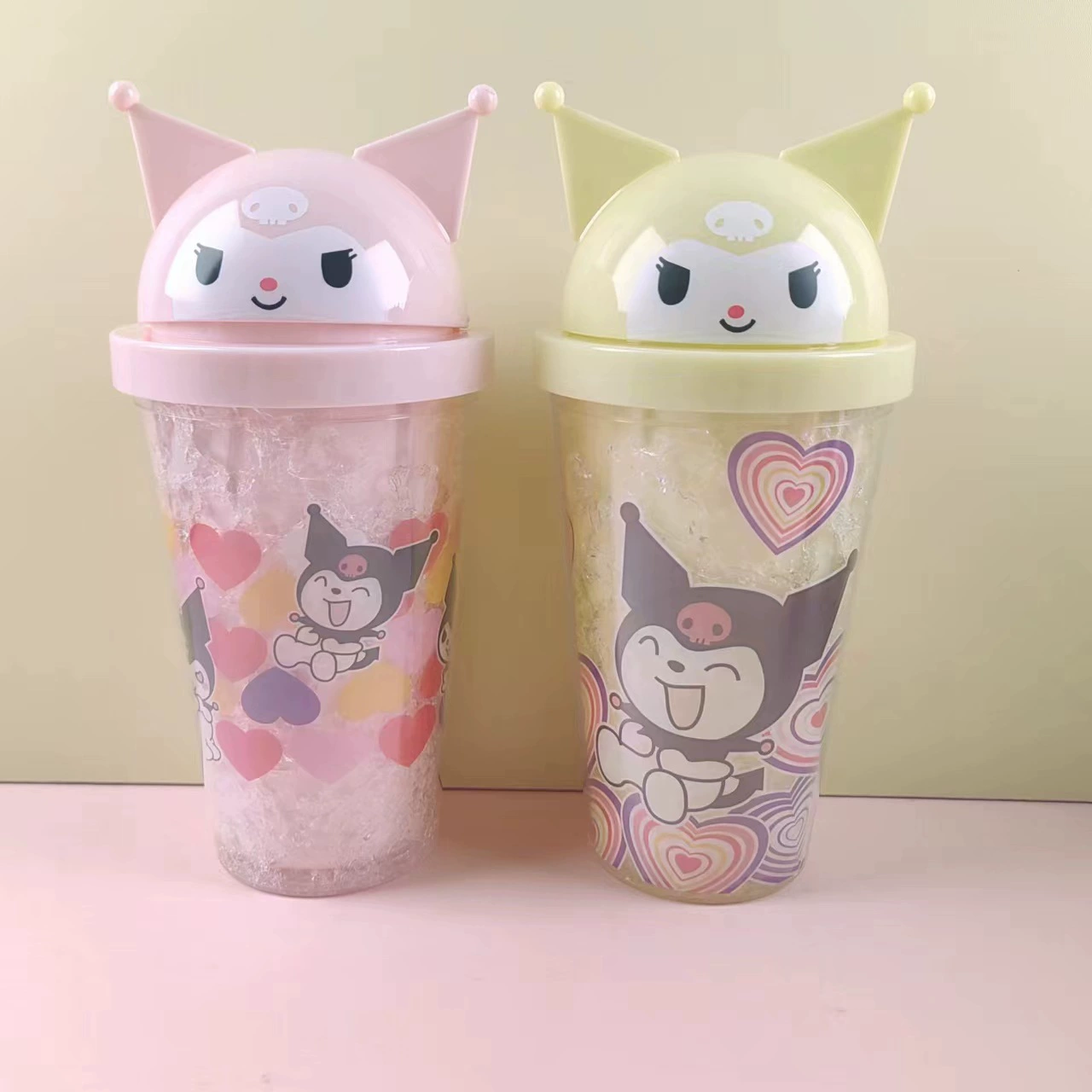 Собратье Double-layer plastic ice cup Straw cup производствоCross-border кроссфэндем стильные подарки