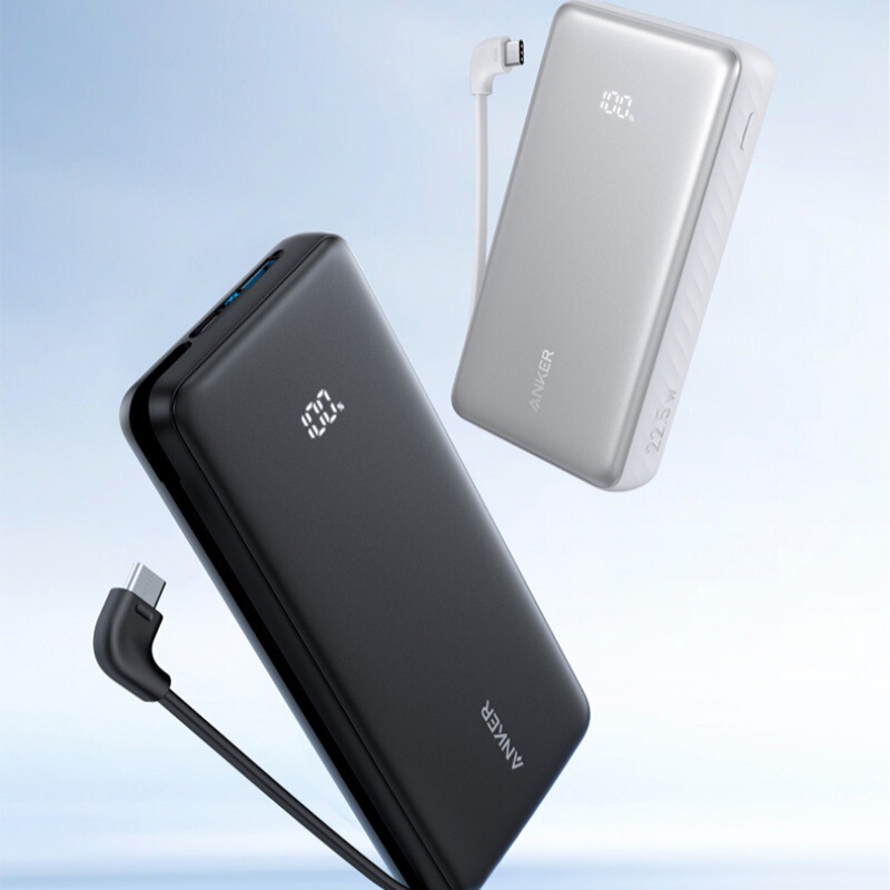Anker Zolo Power Bank Mobile Power Supply 10000/20000Mah 22.5W Comes with Cable A110E/D Anker Zolo Power Bank Mobile Power Supply 10000/20000Mah 22.5W Comes with Cable A110E/D
