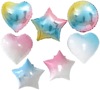 Rainbow children's decorations, balloon, 18inch, gradient, Birthday gift