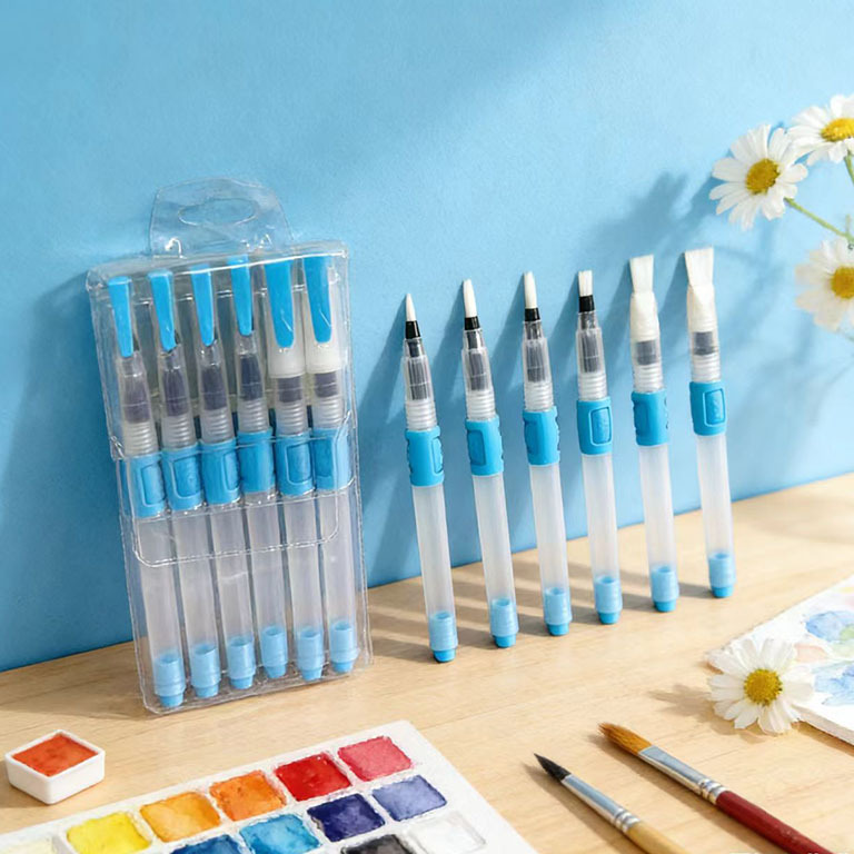 6 pieces of PVC blue