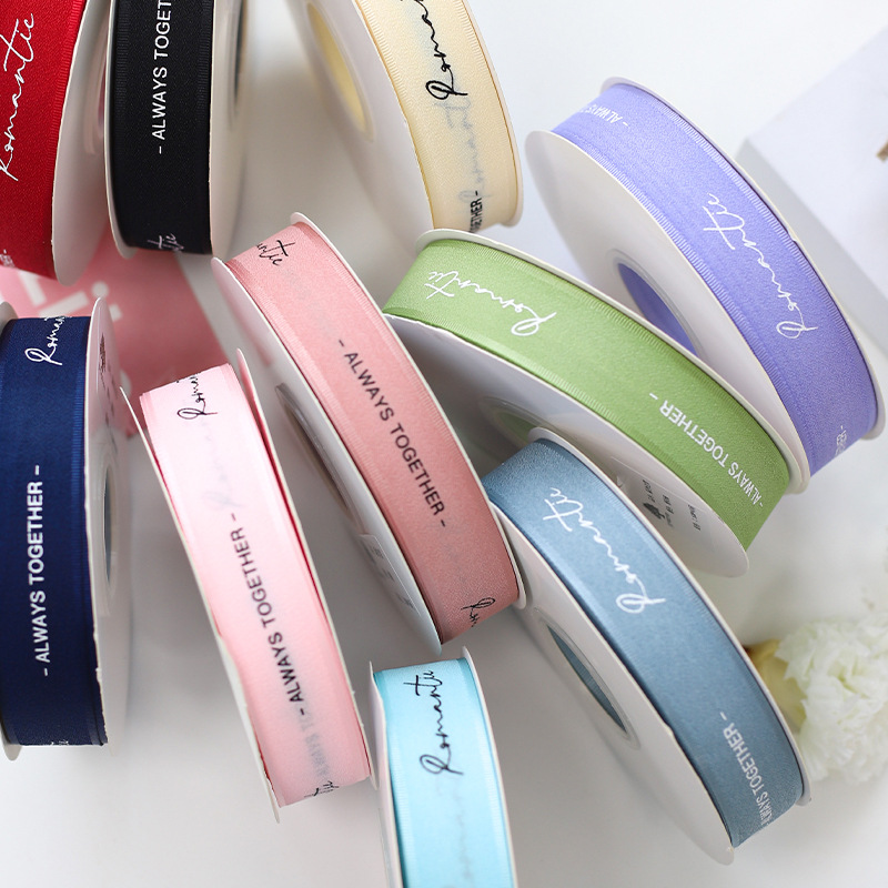 彩色麻纱边罗丝带 马卡龙色缎带 鲜花束包花绑带蛋糕烘焙字母扎带