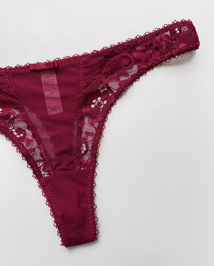 42g Weight Low Waist Panties Waist Thong Panties Style Panties Lingerie Type Nylon, Spandex Fabric Type 3 PCS/Package Quantity Solid Color Pattern All Seasons Season Women's Gender Lady, Simple Style, Streetwear Style Solid Color Low Waist Thong Panties 5