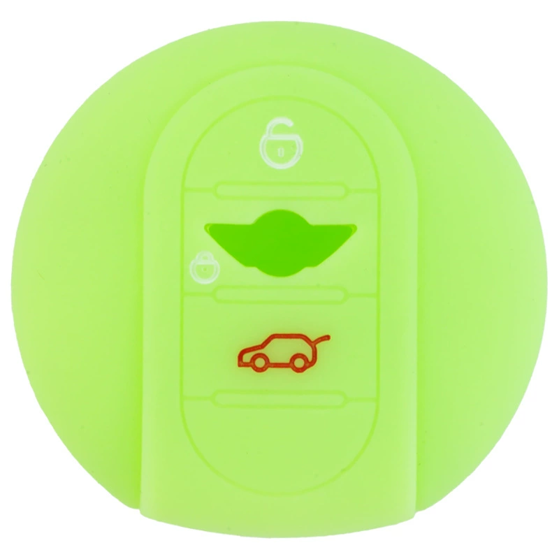 Small smart silicone key bag from soft rubber, remote control, 3 keys