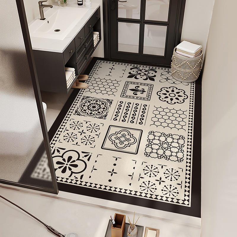 Diatom Mud Mat Large Area Full Shop Easy-care Bathroom Mat Advanced Sense American Retro Style Absorbent Anti-slip Mat Diatom Mud Mat Large Area Full Shop Easy-care Bathroom Mat Advanced Sense American Retro Style Absorbent Anti-slip Mat