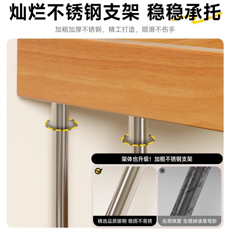 Caja de almacenamiento de escritorio梳妆台 joyería productos de cuidado de la piel perfumes lápiz labial estante de almacenamiento de doble capa de madera maciza estante de almacenamiento de cosméticos