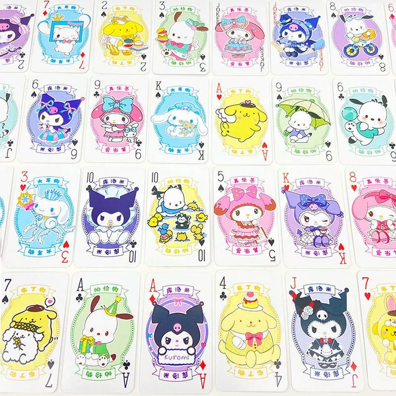 Sanrio, ящик для хранения, маленькие игральные карты, развлекательная головоломка
