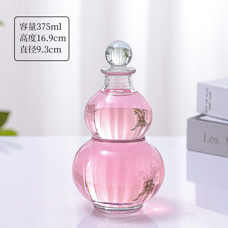 375ml 유리 볼 캡(60개/상자), 투명