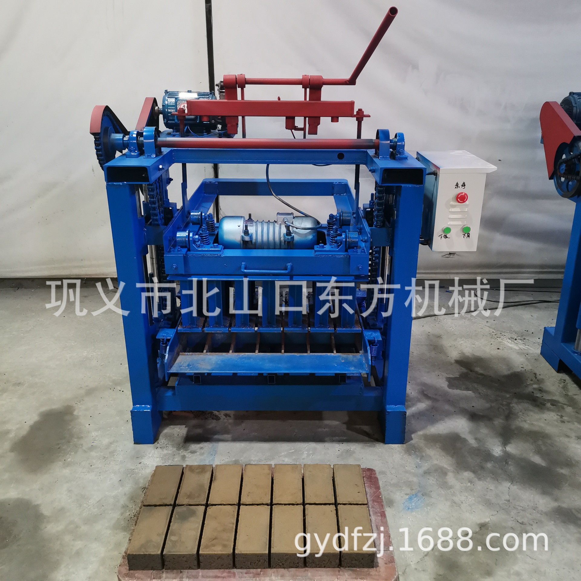 4-34A制作200-100-50面包砖水泥砖路面花砖常用砖占地小出砖快