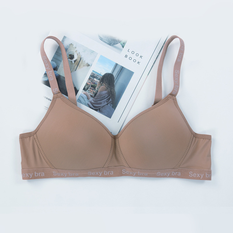 Brillante sin marcas ligero sin anillo de acero sujetador de damas anti-caída soporte para juntar ropa interior cómoda transpirable sudeste asiático