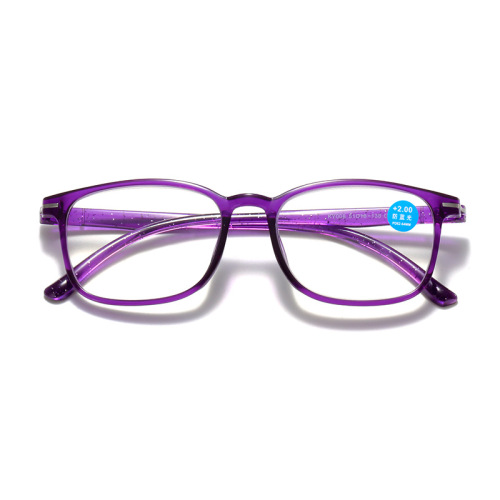 High-definition anti-blue light reading glasses for men and women, ultra-light, stylish reading glasses for middle-aged and elderly people.
